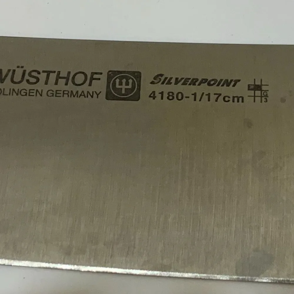 WUSTHOF Silverpoint Solingen Germany  Santoku Knife 4180 17cm